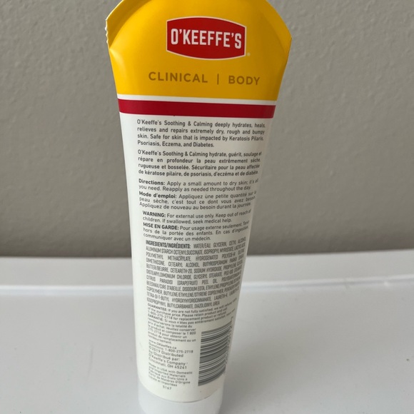 O’keeffee’s - SOOTHING & CALMING Body Cream - Picture 2 of 2